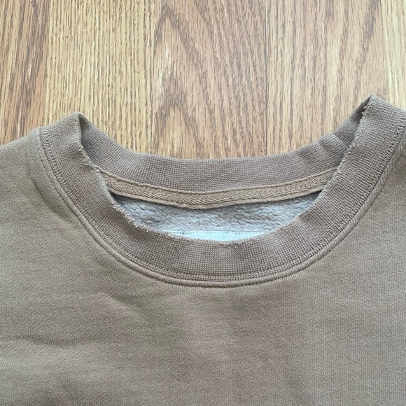 American Eagle Vintage Brown Tan Sweater/Crewneck - Picture 4 of 7